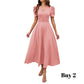 👗 2026 Sale — Over 39,400 Sold!💐 Elegant V-neck Dress with High Waist and Puff Sleeves