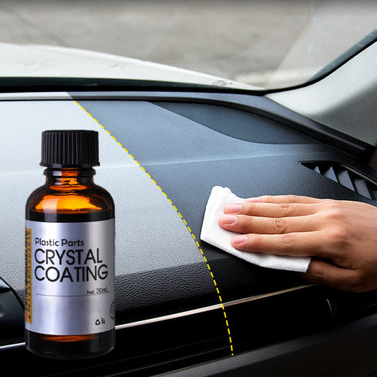 🚗High-tech plastic repair paste⚡ Whitens and repairs plastic parts, provides a protective coating, UV protection, prevents cracking, and offers long-lasting shine without fading💎