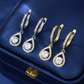 Teardrop Zircon Earrings 💧 Precision-cut to sparkle like diamonds. Featuring intricate pavé setting, they beautifully flatter the face—a versatile choice perfect for work, dates, or evening dinners. ✨