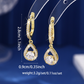 Teardrop Zircon Earrings 💧 Precision-cut to sparkle like diamonds. Featuring intricate pavé setting, they beautifully flatter the face—a versatile choice perfect for work, dates, or evening dinners. ✨