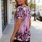 🥳SUMMER SALE🥳👗60% OFF! 🔥Women's Elegant Floral Print Short Sleeve Top
