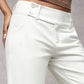 Women's high-waisted wide-leg pants 👖 elongate the legs, drape well, wrinkle-resistant, versatile solid color, suitable for both work and leisure 💼