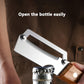 Stainless steel peeler 🔪✨ Precision-ground blade, paper-thin, large curved opening, saves time and effort, 2-in-1 bottle opener 🍾