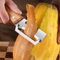 Stainless steel peeler 🔪✨ Precision-ground blade, paper-thin, large curved opening, saves time and effort, 2-in-1 bottle opener 🍾