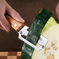 Stainless steel peeler 🔪✨ Precision-ground blade, paper-thin, large curved opening, saves time and effort, 2-in-1 bottle opener 🍾