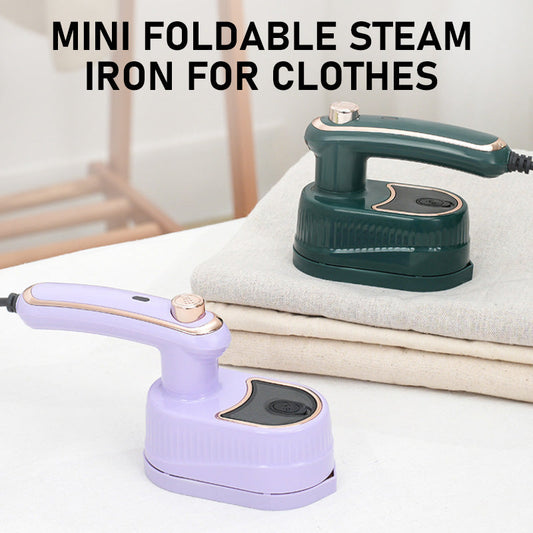 🔥💧 Steam Iron | Wet and Dry Use · Fast Heating · Rotating Handle · Visible Water Tank · Mini Safety