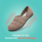 👟Women's Breathable Knitted Casual Shoes✨ Breathable knit, keeps feet cool and comfortable; flexible PVC sole, comfortable for long walks🚶