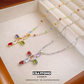 💎 50% OFF!! ✝️ Colorful Necklace with Rhinestone Cross Pendant – Vibrant Sparkle, Adjustable Length & Meaningful Statement ✨