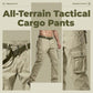 🧥 Men's Tactical Cargo Pants | Multiple Pockets 📦 Durable Cotton Blend 💪 Loose, Structured Knees 🦵 Adjustable Waistband and Leg Openings 🎛️