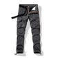 🧥 Men's Tactical Cargo Pants | Multiple Pockets 📦 Durable Cotton Blend 💪 Loose, Structured Knees 🦵 Adjustable Waistband and Leg Openings 🎛️