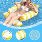 🏖️ Inflatable Lounge Chair | 4-Point Support · Quick-Inflate with Pump · Lightweight and Durable · Stylish Stripes