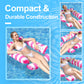 🏖️ Inflatable Lounge Chair | 4-Point Support · Quick-Inflate with Pump · Lightweight and Durable · Stylish Stripes