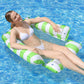 🏖️ Inflatable Lounge Chair | 4-Point Support · Quick-Inflate with Pump · Lightweight and Durable · Stylish Stripes