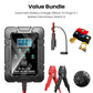 🔋⚡ Smart Battery Charger | Automatic Voltage Detection · Smart Overcharge Protection · Pulse Repair · Multiple Safety Features · LCD Display