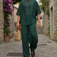 🥳SUMMER HOT SALE🥳💞50K+ SOLD!💥50% OFF! 🔥Men's T-Shirt & Wide-Leg Pants 2-Piece Set