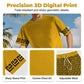 👕 50% OFF! 💛 Men's yellow graphic print short-sleeve workout set – Comfortable, sporty, and perfect for workouts and leisure – Pilling-resistant & breathable cotton 🔥