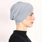 👒 Buy 1 Get 1 FREE!🌸 Soft Stretch Turban Cap – Milk Silk Fabric & Anti-Slip Fit – Hair Volume Concealer – Multi-Use Under Scarf 🧣
