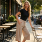 👖 ✨50% OFF!✨ Women's Casual Wide-Leg Capri Pants – Comfortable, Casual, and Versatile! ✨