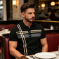 👔 50% OFF NOW! ✨ Men's Striped Top – Short Sleeve, Collared – Breathable, lightweight & perfect for summer, office or casual outings 🌊