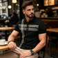 👔 50% OFF NOW! ✨ Men's Striped Top – Short Sleeve, Collared – Breathable, lightweight & perfect for summer, office or casual outings 🌊