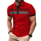 👔 50% OFF NOW! ✨ Men's Striped Top – Short Sleeve, Collared – Breathable, lightweight & perfect for summer, office or casual outings 🌊