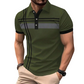 👔 50% OFF NOW! ✨ Men's Striped Top – Short Sleeve, Collared – Breathable, lightweight & perfect for summer, office or casual outings 🌊