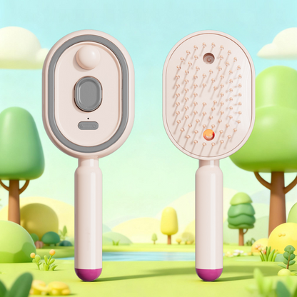 ⚡ 50% OFF NOW ! 💐 Electric Spray & Massage Hair Brush – Soothing Scalp Massage, Fine Mist Spraying & Smooth Hair Care Design ✨