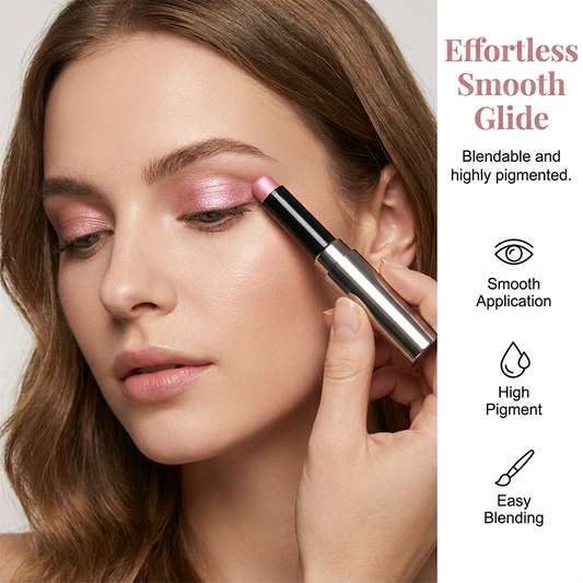 ✨50% OFF👁️ Twist-Up Eyeshadow Stick | One swipe for instant shine · Long-lasting, smudge-proof · Silky smooth, no tugging · High pigmentation · No brush needed