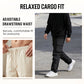 👖 50% OFF NOW! 🛠️ Men's stretch pants with pockets – Multiple pockets & drawstring waist – Casual straight-leg pants – perfect for work, travel, or active days 🏃‍♂️