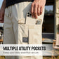 👖 50% OFF NOW! 🛠️ Men's stretch pants with pockets – Multiple pockets & drawstring waist – Casual straight-leg pants – perfect for work, travel, or active days 🏃‍♂️