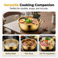 🔥LAST DAY - 50% OFF 🍜 Premium Hammered Ramen Pot | Stainless Steel 🍳 Versatile for Multiple Uses
