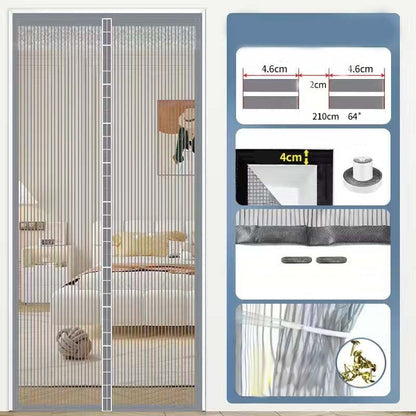 Heavy-Duty Magnetic Screen Door 🧲 Auto-Closes Behind You, Hands-Free Entry 🦟