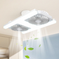 🌬️✨ Dual ceiling fan with LED light – modern design with remote control for the living room and bedroom