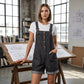 👖 50% OFF! ✨ Retro solid-color jumpsuit – adjustable shoulder straps, large pockets, and a relaxed fit – the perfect casual summer essential ☀️