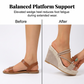 👡 50% OFF! ☀️ Women's wedge sandals – Comfortable, sturdy, and stylish – perfect for summer dresses, shorts, or a day out on the town – cushioned sole for long walks 🌸