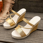 👡 50% OFF! ☀️ Women's wedge sandals – Comfortable, sturdy, and stylish – perfect for summer dresses, shorts, or a day out on the town – cushioned sole for long walks 🌸