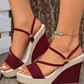 👡 50% OFF! ☀️ Women's wedge sandals – Comfortable, sturdy, and stylish – perfect for summer dresses, shorts, or a day out on the town – cushioned sole for long walks 🌸