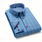 🔥 50% OFF 👕 Men's modern-fit shirt with a checkered pattern ✨ Stylish comfort for both weekdays and weekends