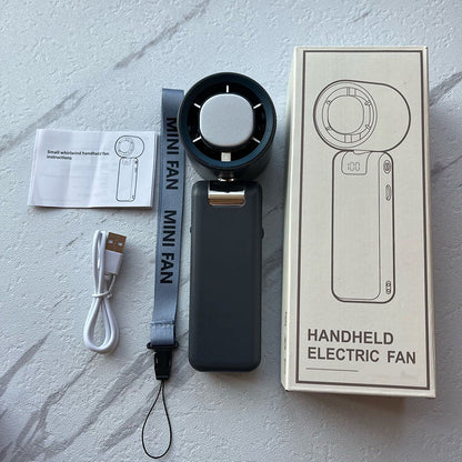 🔥50% OFF💨 3-in-1 High-Speed Folding Fan | Powerful Airflow❄️ 3 Cooling Modes📊 LED Digital Display📏