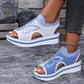 📢📢 50% OFF !! ⏰ Women's Casual Peep-Toe Platform Beach Sandals – Lightweight, Cushioned & Perfect for Sunny Days & Holidays 🌴✨