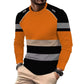 👕 50% OFF! 🏃‍♂️ Sporty men's long-sleeve shirt – moisture-wicking with a subtle print – perfect for active days, jogging, or leisure – breathable and comfortable 🌿