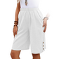 👖50% OFF NOW! 🌸Women's Casual Comfortable Elastic Waist Capri Trousers