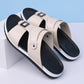 📢📢50% OFF !! ⏰Men's Faux Leather Slip-On Sandals