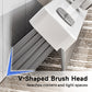 🧹 3-in-1 360° Rotating Floor Brush | 2-in-1 Floor Brush + Silicone Squeegee · Dust and wipe in one go🔄 🧹 Stiff bristles · Powerful stain removal without damaging the floor📏