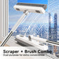 🧹 3-in-1 360° Rotating Floor Brush | 2-in-1 Floor Brush + Silicone Squeegee · Dust and wipe in one go🔄 🧹 Stiff bristles · Powerful stain removal without damaging the floor📏