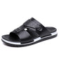 👞 50% OFF! 💫 Men's faux leather slip-on sandals – Breathable mesh & non-slip sole – Comfortable fit, perfect for summer, the beach, or everyday walks 🏖️