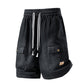 👖 50% OFF! 🏙️ Men's Loose-Fit Denim Cargo Shorts – High Street Style & Adjustable Fit 🛹