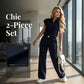 🔥👚 50% OFF! Women's Casual Top & Pants 2-Piece Set – a casual two-piece set for everyday wear, the office, and travel. 🌸💨