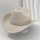 🤠 50% OFF NOW! 💖 Women's Rhinestone Heart Cowboy Hat – Elegant French jazz fedora – Sparkly detail, lightweight & adjustable – perfect for festivals, parties or chic summer style 🎶