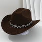 🤠 50% OFF NOW! 💖 Women's Rhinestone Heart Cowboy Hat – Elegant French jazz fedora – Sparkly detail, lightweight & adjustable – perfect for festivals, parties or chic summer style 🎶